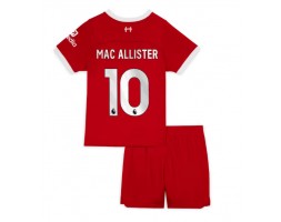 Liverpool Alexis Mac Allister #10 Hemmaställ Barn 2023-24 Kortärmad (+ Korta byxor)